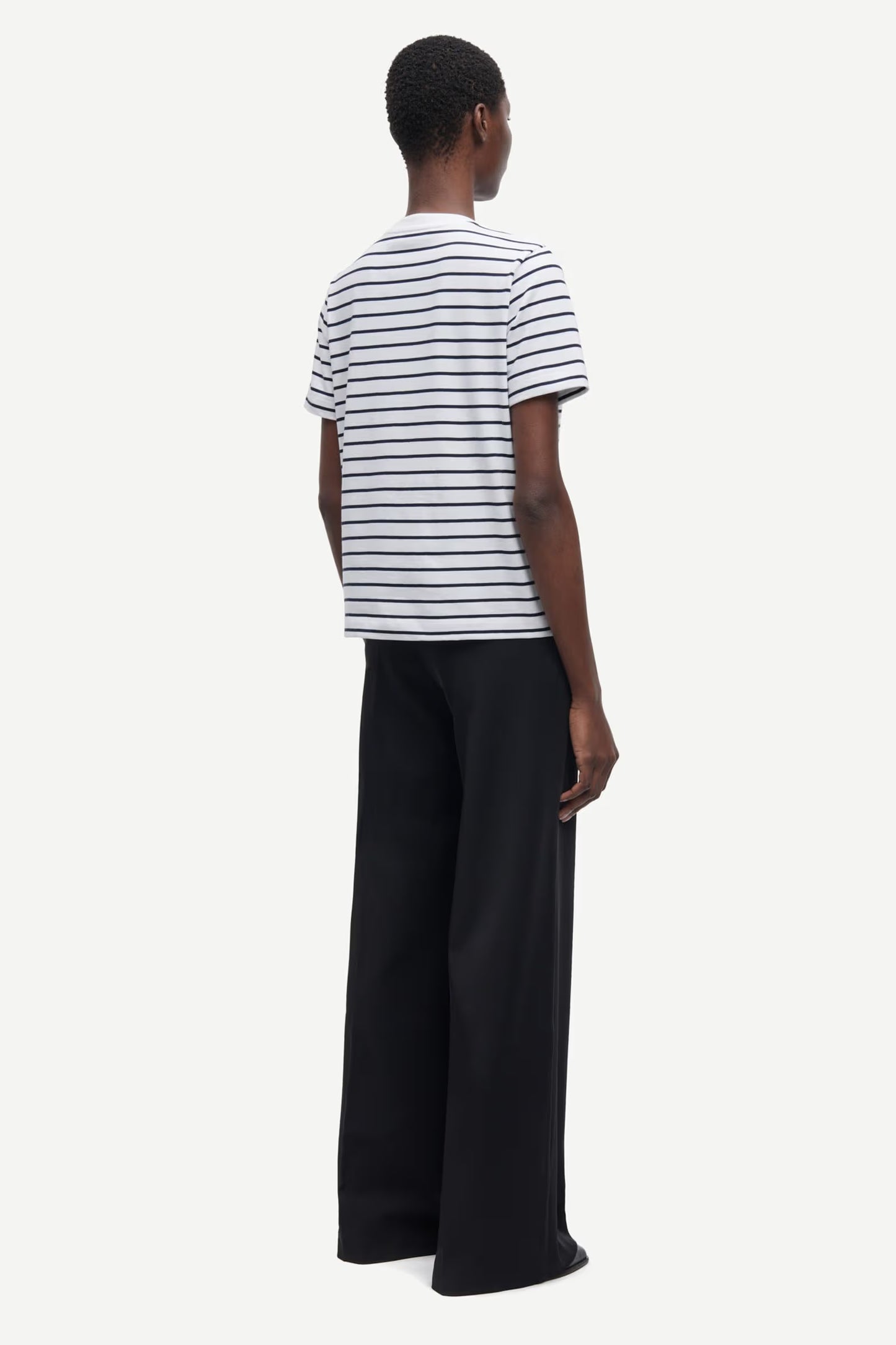 SAMSØE | T-shirt "CAMINO" - Marine & Blanc
