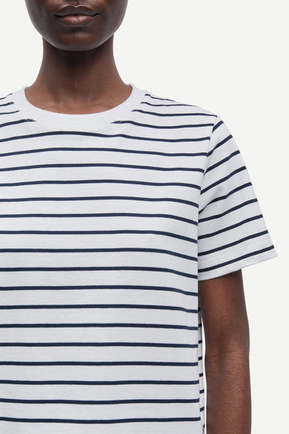 SAMSØE | T-shirt "CAMINO" - Marine & Blanc