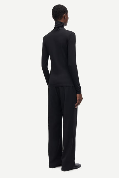 SAMSØE | Le t-shirt à col roulé Ester - Noir