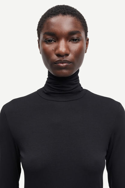 SAMSØE | Le t-shirt à col roulé Ester - Noir