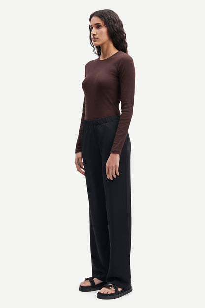 SAMSØE | Top manches longues "ALEXA" - Marron