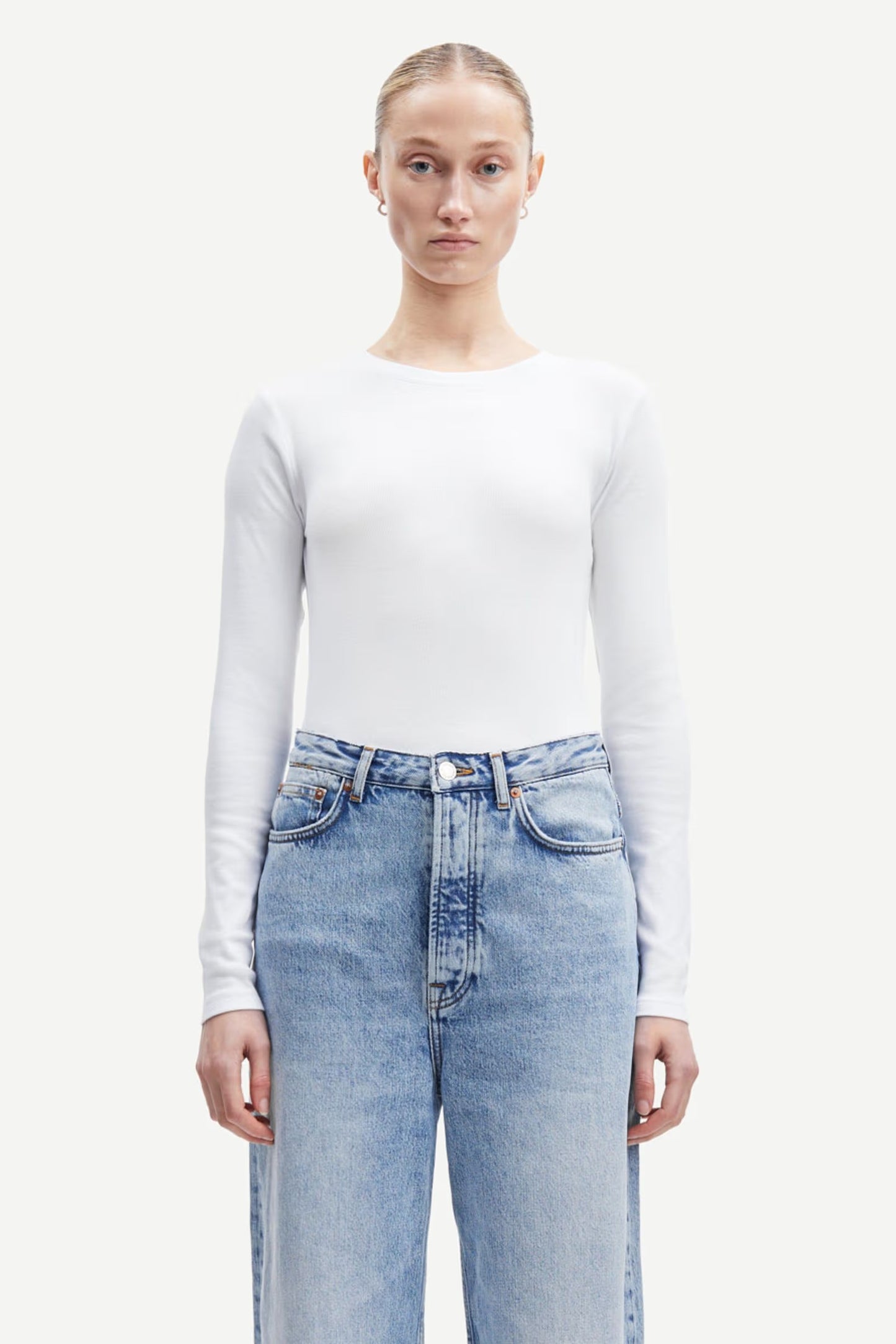 SAMSØE | Top manches longues "ALEXA" - Blanc