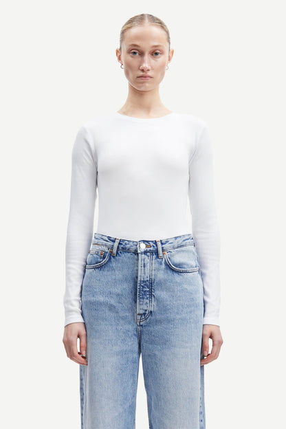 SAMSØE | Top manches longues "ALEXA" - Blanc