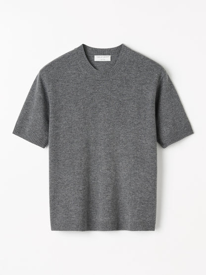 Tiger of Sweden | T-shirt en laine et cachemire 'May' | Gris foncé