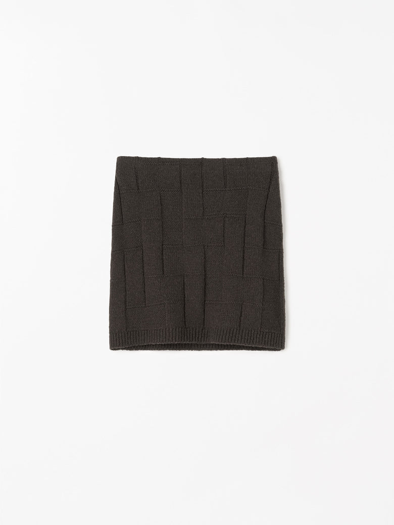 Tiger of Sweden | La jupe en coton et laine ''Cherry'' - Marron chaud