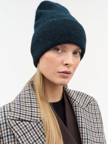 Tiger of Sweden |  Bonnet ''Erinna'' RWS en mohair - Bleu foncé