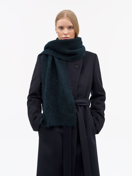 Tiger of Sweden |   Écharpe'' Erlinia'' en mélange mohair - Bleu foncé