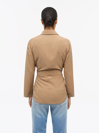 Tiger of Sweden | Chemise ''Felix'' coupe décontractée - Marron clair