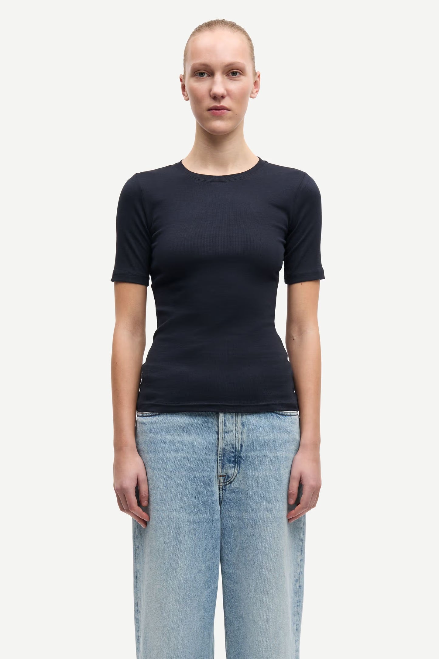 SAMSØE | T-shirt ajusté ''Saalexo'' - Marine