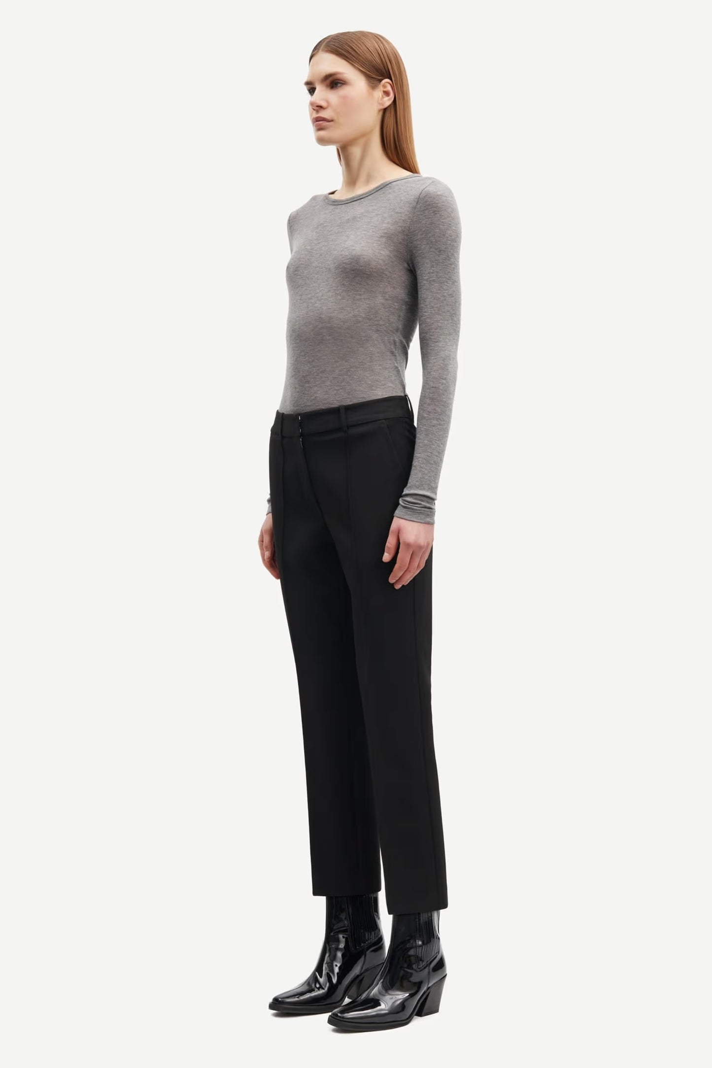 SAMSØE | Haut en jersey "Sadou" - Gris