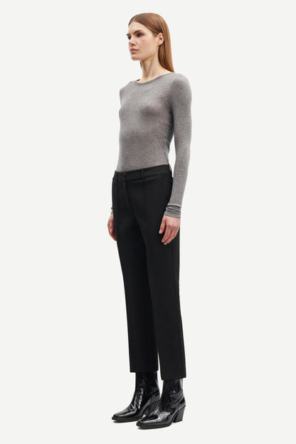 SAMSØE | Haut en jersey "Sadou" - Gris