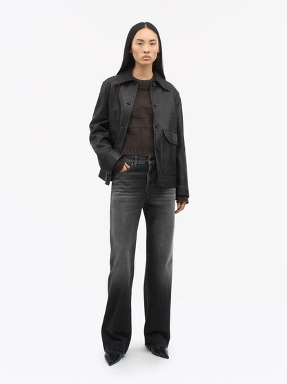 Tiger of Sweden | Jeans ''Milis'' à taille mi-haute - Noir