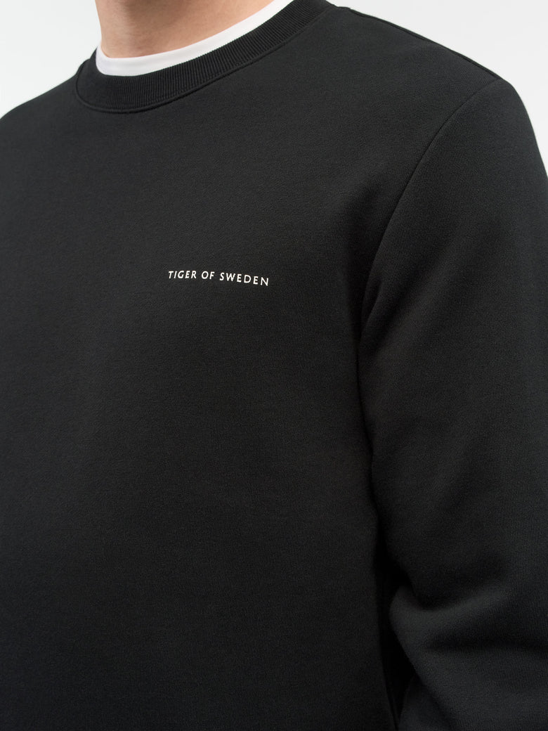 Tiger of Sweden | Pull en jersey "Emerson" - Noir