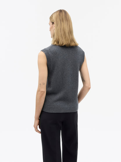 Tiger of Sweden | Gilet en laine et cachemire 'Sonnet' | Gris