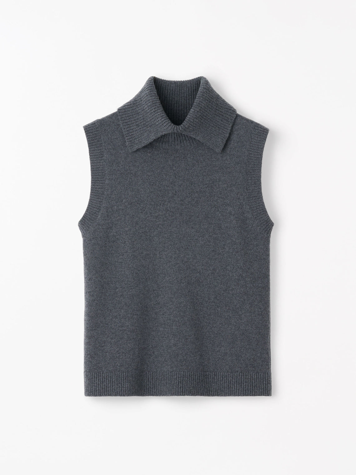 Tiger of Sweden | Gilet en laine et cachemire 'Sonnet' | Gris
