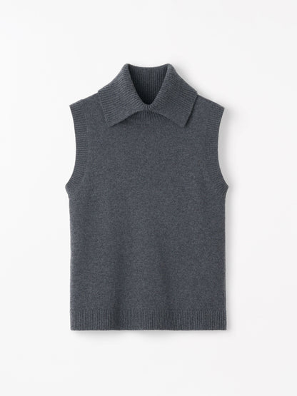 Tiger of Sweden | Gilet en laine et cachemire 'Sonnet' | Gris