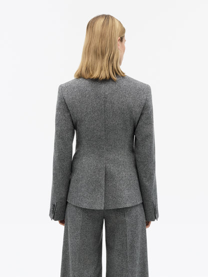 Tiger of Sweden | Veste en laine brossée 'Elisa' | Grise