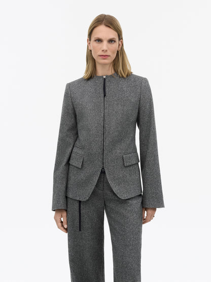 Tiger of Sweden | Veste en laine brossée 'Elisa' | Grise