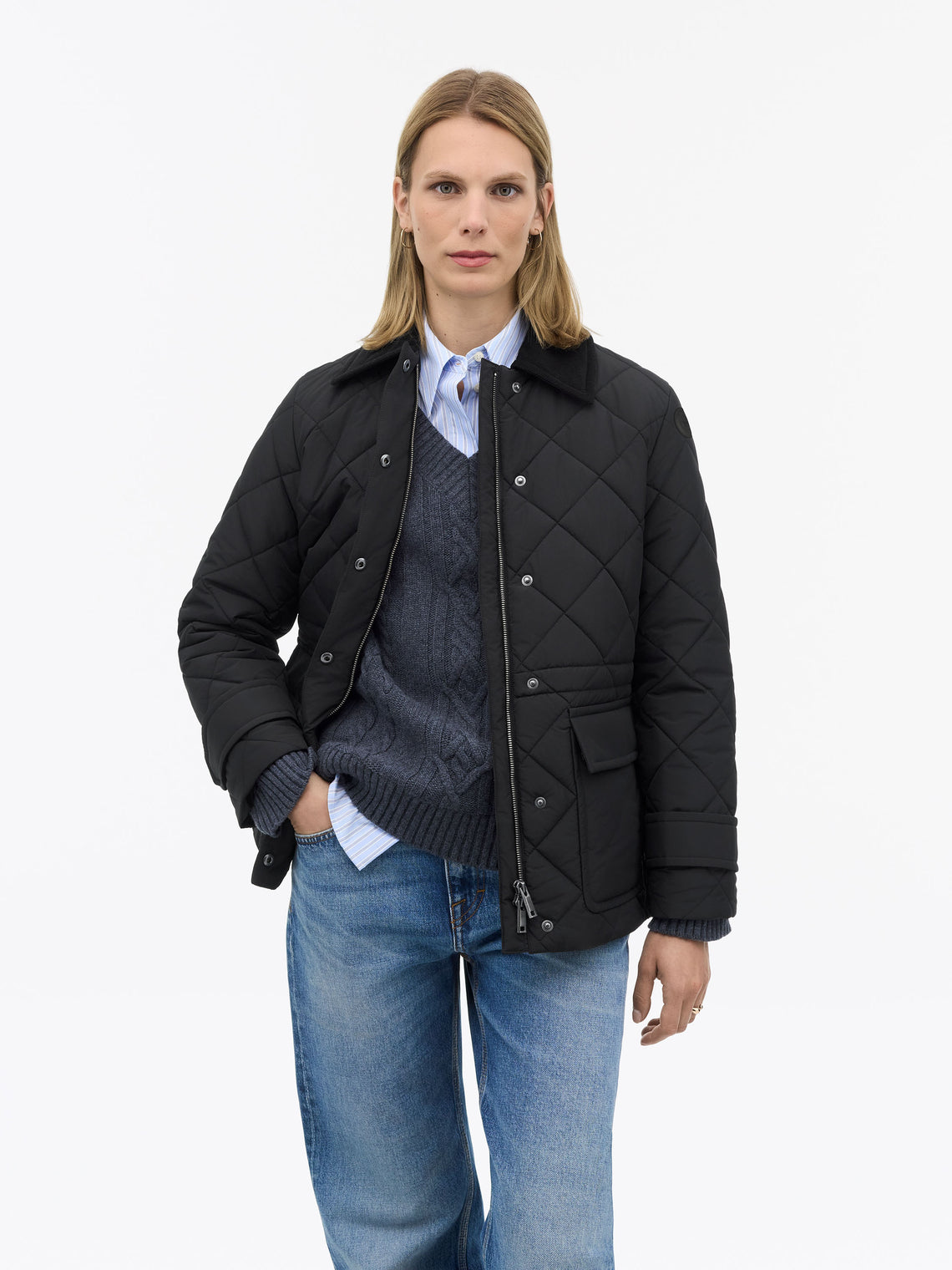 Tiger of Sweden | Veste matelassée 'Jackie' | Noir