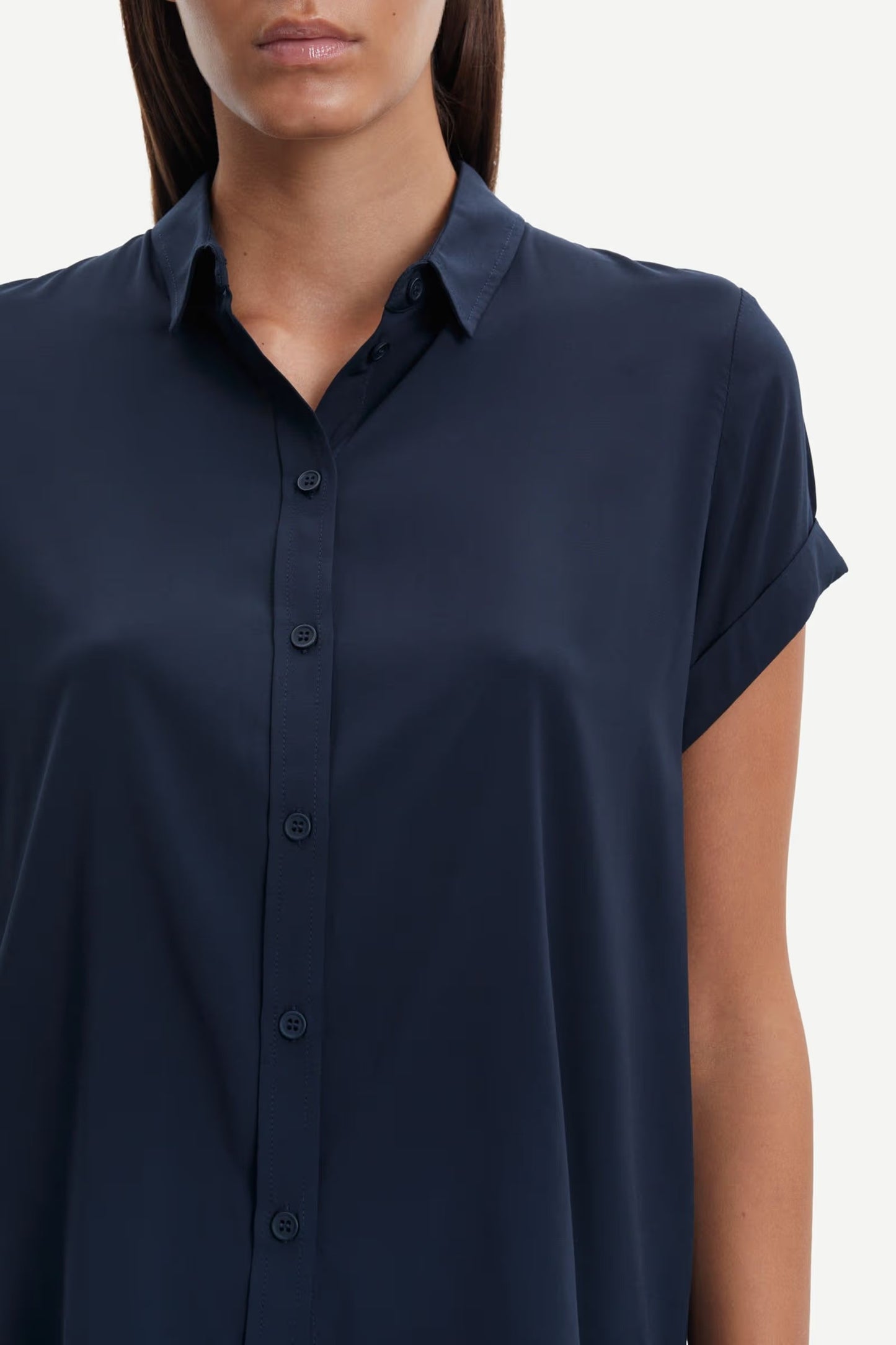 SAMSØE | Chemise "MAJAN" - Bleu nuit
