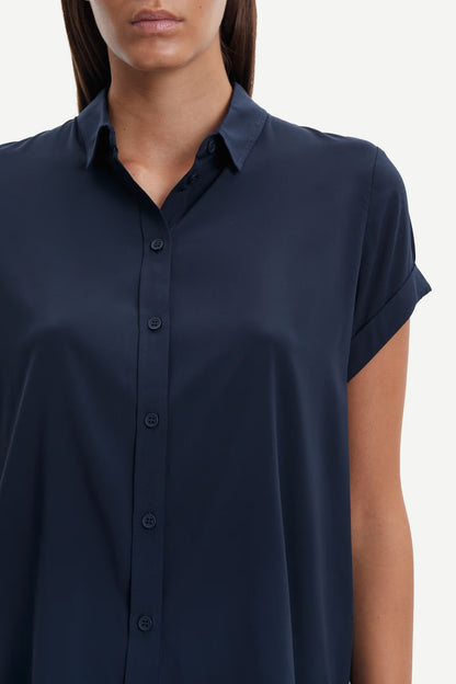 SAMSØE | Chemise "MAJAN" - Bleu nuit