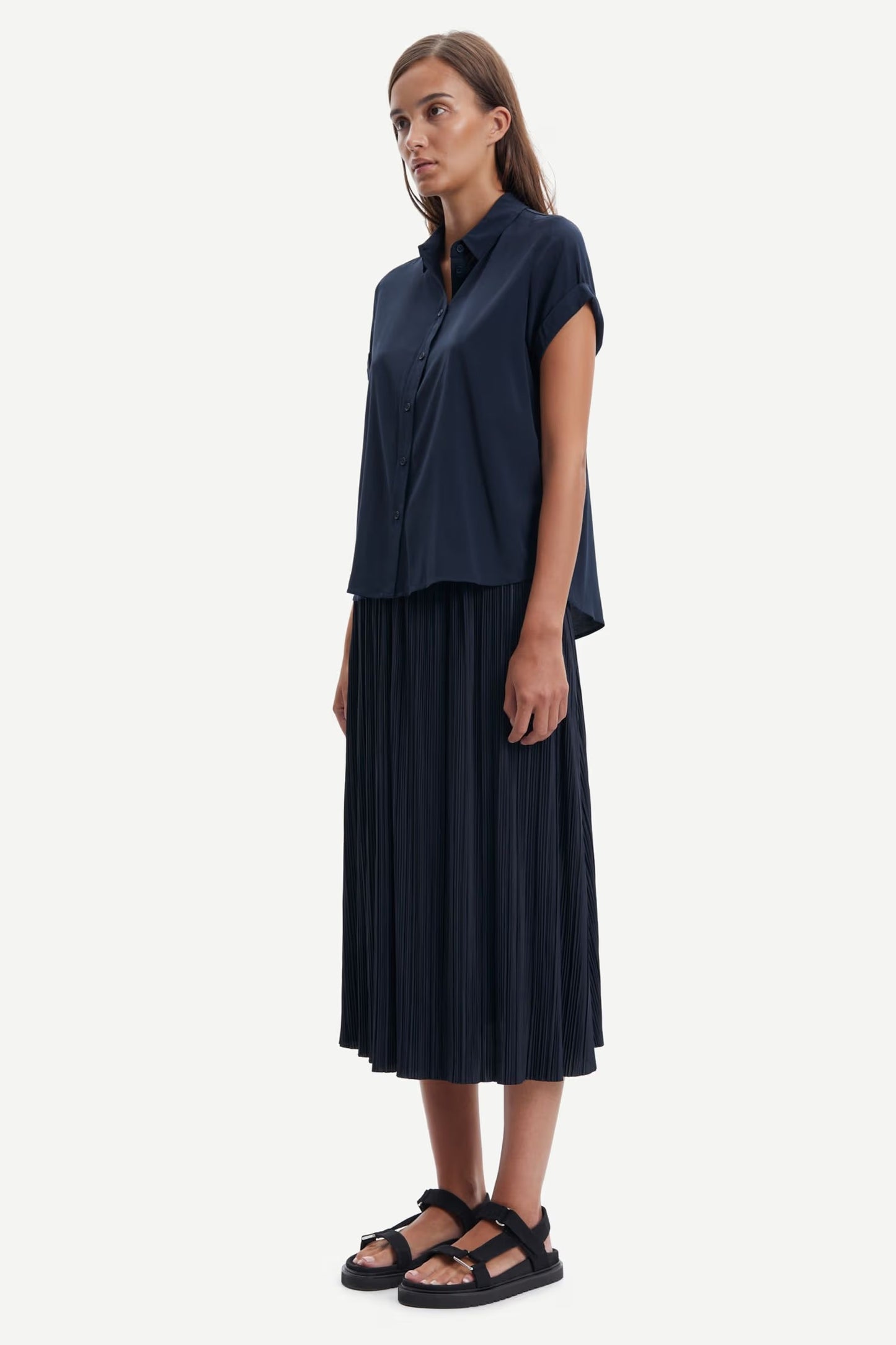 SAMSØE | Chemise "MAJAN" - Bleu nuit