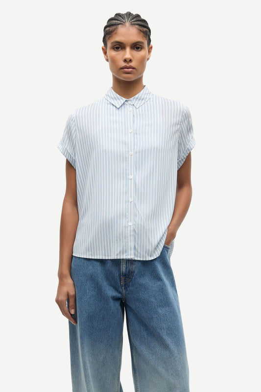 SAMSØE | Blouse "MAJAN" - Gris rayé