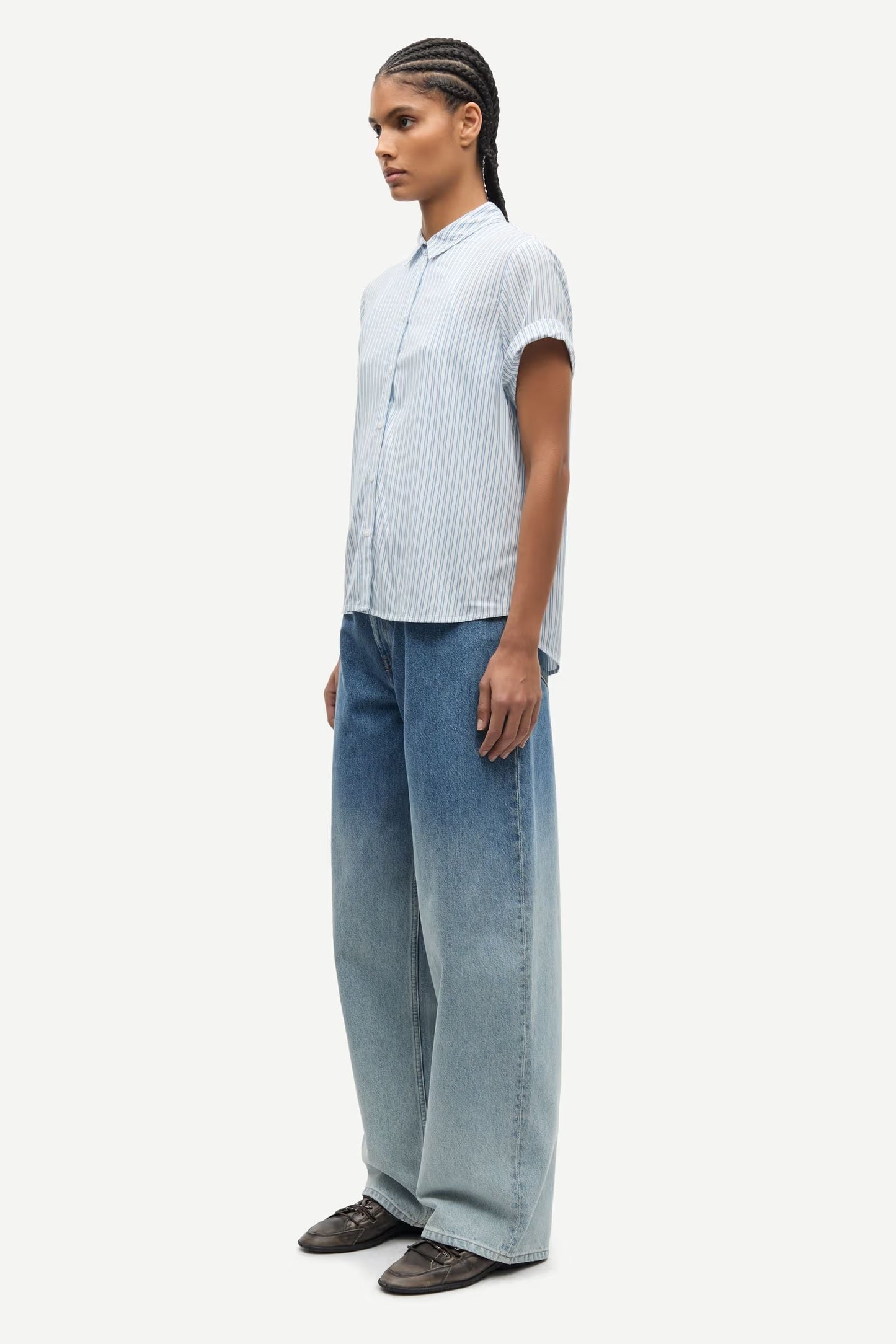 SAMSØE | Blouse "MAJAN" - Gris rayé