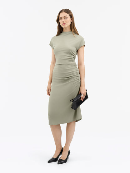 Tiger Of Sweden | Robe ajusté à manches courtes "Aliz" | Sage
