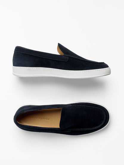 Tiger of Sweden | Mocassins en daim ''Remis'' - Bleu marin