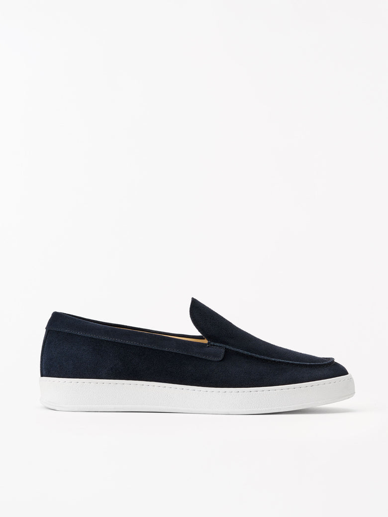 Tiger of Sweden | Mocassins en daim ''Remis'' - Bleu marin