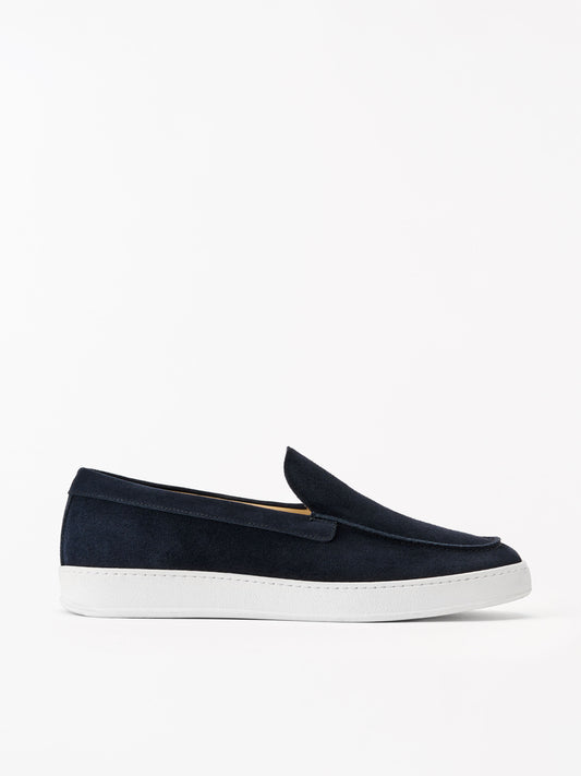 Tiger of Sweden | Mocassins en daim ''Remis'' - Bleu marin