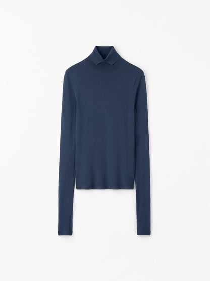 Tiger of Sweden | Pull en maille 'Aminha' | Bleu acier