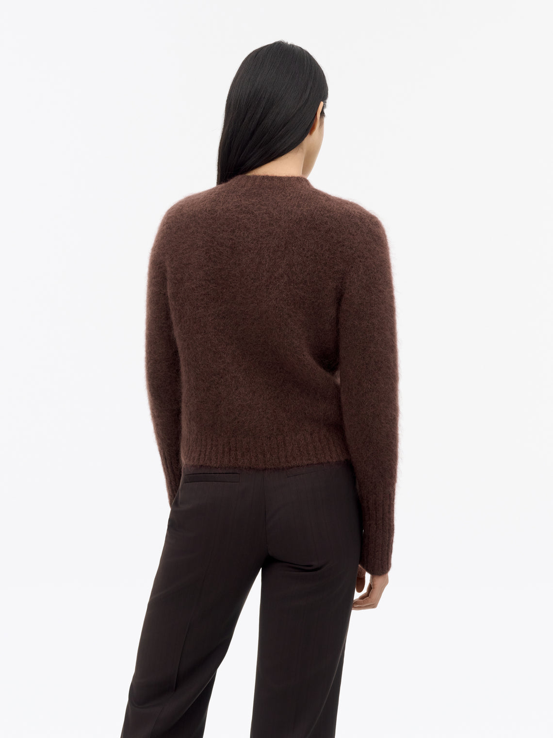Tiger of Sweden | Cardigan en laine et mohair 'Leonie' | Bourgogne
