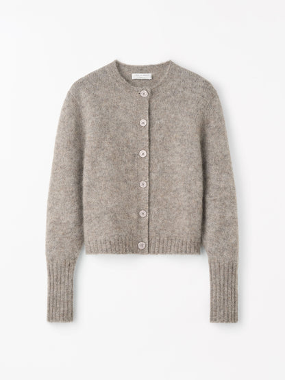 Tiger of Sweden | Cardigan en laine et mohair 'Leonie' | Gris Beige
