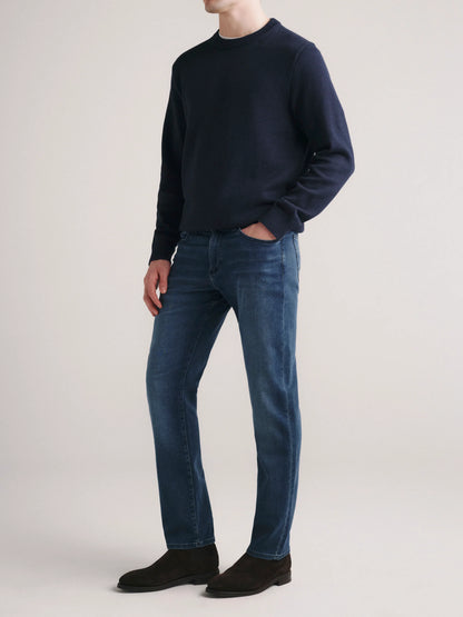 DL1961 | Le jean droit slim ''Russell'' - Chesapeake (indigo foncé)
