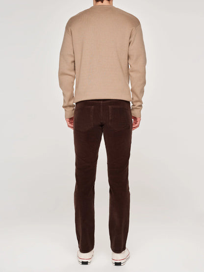 DL1961 | Pantalon slim velours côtelé "Nick" - Brun