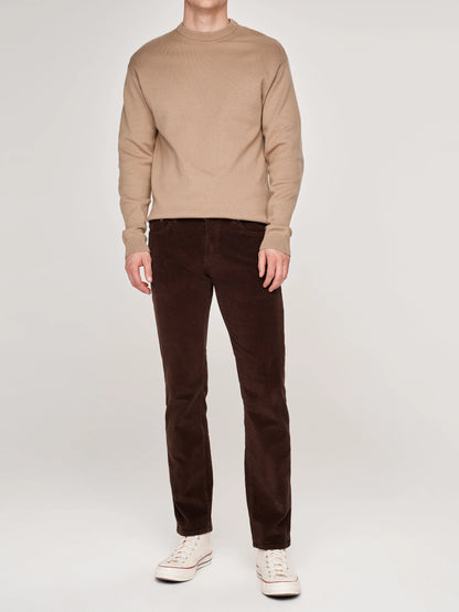 DL1961 | Pantalon slim velours côtelé "Nick" - Brun