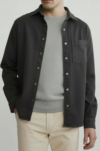 DL1961 | La chemise en denim ''Dominick'' - Gris charbon