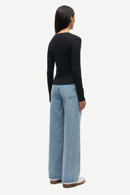 SAMSØE | Jean taille haute ''Rebecca'' - Bleu claire