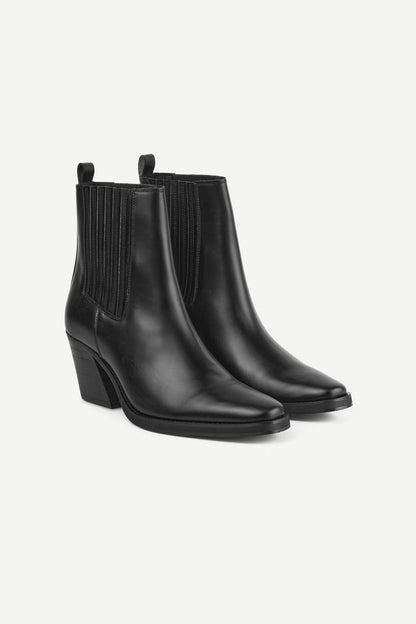 SAMSØE | Bottines ''Sophia'' style western - Noir