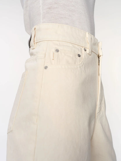 DL1961 |  Short taille haute en jean ''Lucila'' - Ecru 