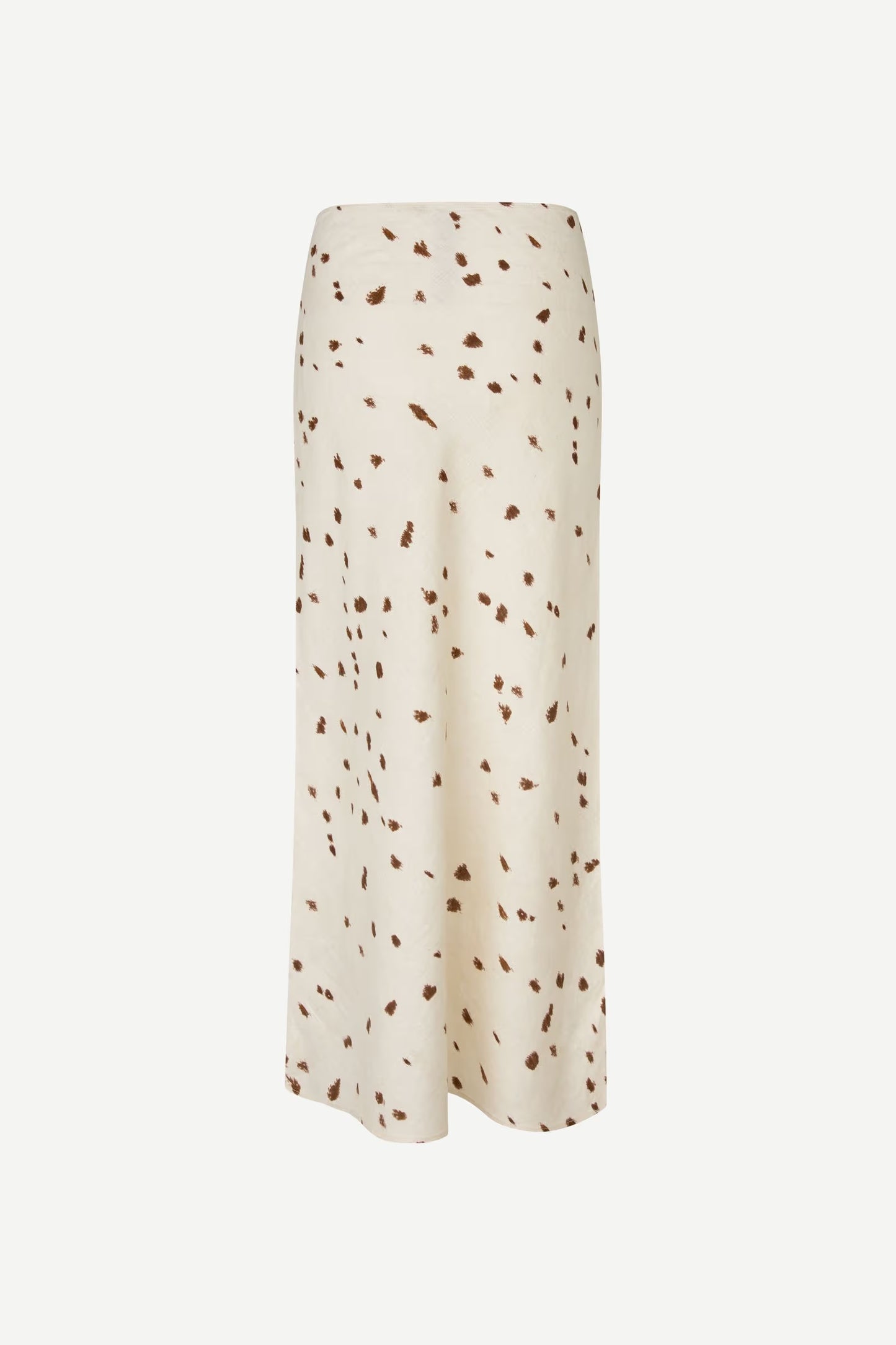 SAMSØE | Jupe "Saagneta" en lin - Beige et brun