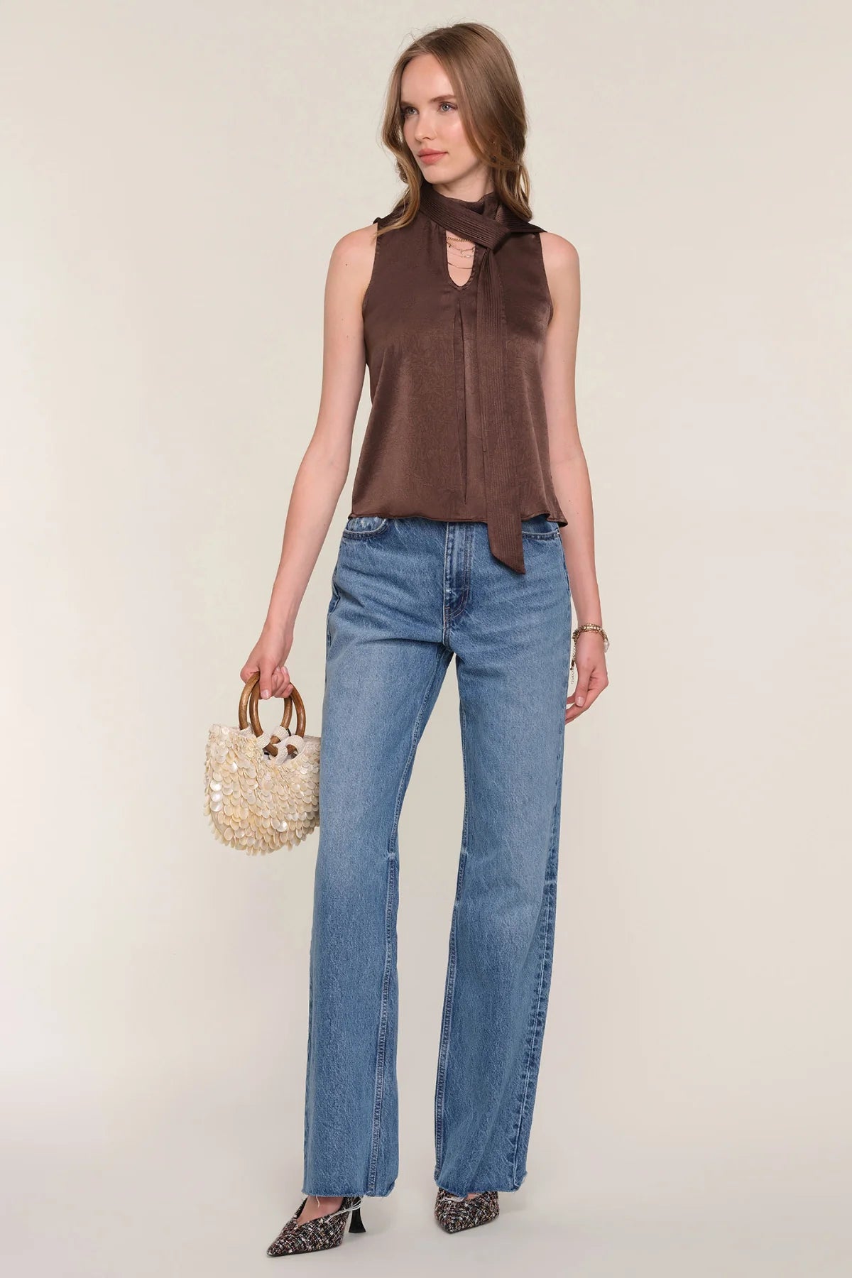 Heartloom| Le haut à nouer devant ''Joey'' - Espresso