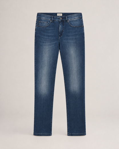 DL1961 | Le jean droit slim ''Russell'' - Chesapeake (indigo foncé)