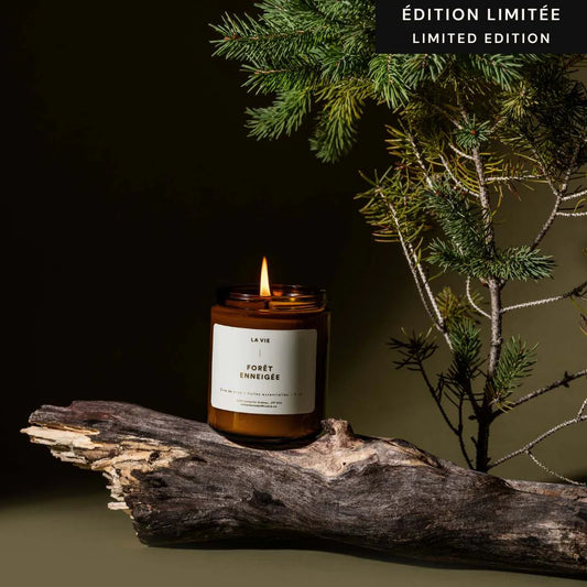 ATELIER LA VIE APOTHICAIRE | Bougie parfumée - "FORET ENNEIGÉE" - Édition limitée