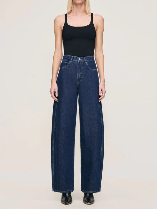 DL1961 | Jean ''Taylor Relaxed  Barrel'' à taille ultra haute 31 pouces - Bleu Lake House