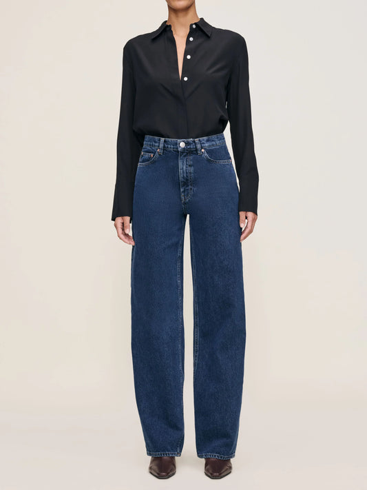 DL1961 | Jean taille haute ''Kaylen Soft Curve'' - Bleu Moon Lake