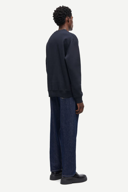 SAMSØE SAMSØE | Pull à col rond "Norsbro" - Bleu nuit