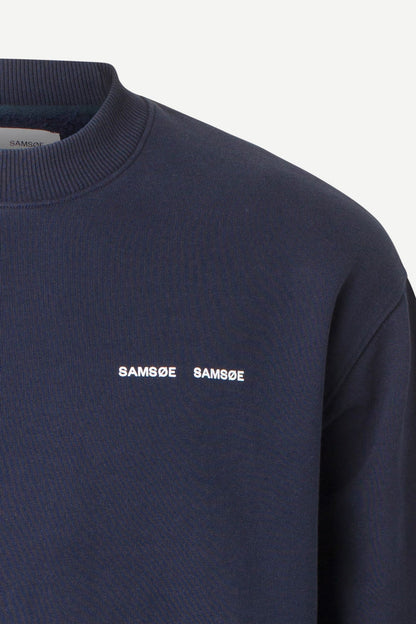 SAMSØE SAMSØE | Pull à col rond "Norsbro" - Bleu nuit